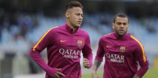 Neymars Vater wird Alves Kaution zahlen um ihn aus dem Gefängnis in Barcelona zu holen