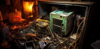 Spanien eines der Länder das am meisten Elektroschrott erzeugt