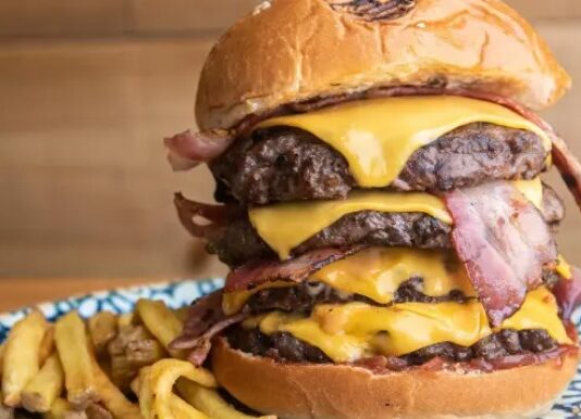 Das ist das All-you-can-eat-Hamburger-Buffet in Madrid