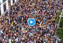 Die Kanarischen Inseln wehren sich mit massiven Demonstrationen gegen den Massentourismus