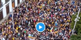 Die Kanarischen Inseln wehren sich mit massiven Demonstrationen gegen den Massentourismus