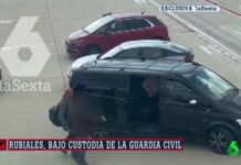 Luis Rubiales Ex-Präsident des Spanischen Fußballverbandes wurde nach seiner Aussage vor der Guardia Civil freigelassen