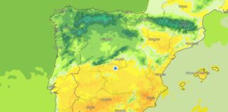 AEMET bringt schlechte Nachrichten für das Wetter in Spanien am Wochenende