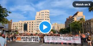 Mehr als 10.000 Menschen haben auf Mallorca gegen den Massentourismus und die Wohnungsnot demonstriert