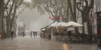 Die Aemet hält diese sieben Gemeinden in Spanien in Alarmbereitschaft für Regenfälle und starke Stürme