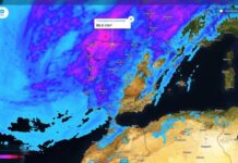 Die Ankunft einer DANA wird die Thermometer sinken lassen und starke Stürme in Spanien hinterlassen