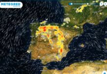 Gebiete in Spanien in denen es am Sonntag regnen und die Temperaturen sinken werden