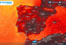 Ein Luftförderband aus der Sahara könnte nächste Woche Wüstentemperaturen in Spanien hinterlassen