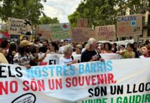 Massenproteste gegen Massentourismus in Barcelona