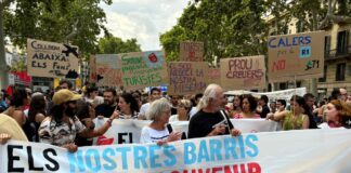 Massenproteste gegen Massentourismus in Barcelona