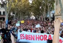 Urlaubsinsel Mallorca Großdemo gegen Massentourismus