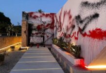 Aktivisten von Futuro Vegetal bewerfen Messis Haus auf Ibiza mit Farbe