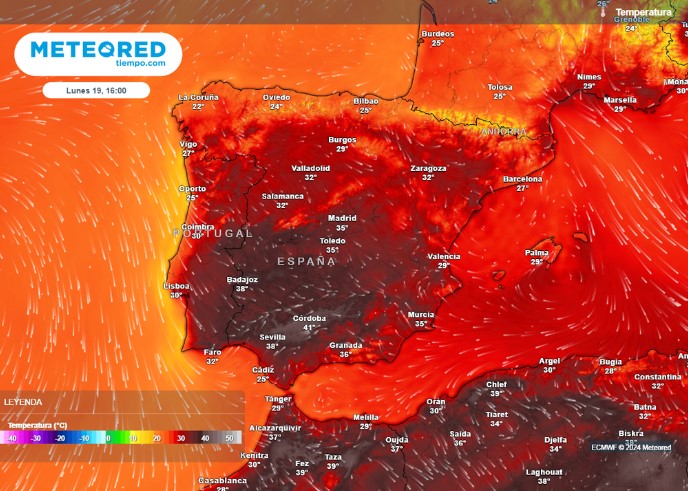 Temperaturen Spanien