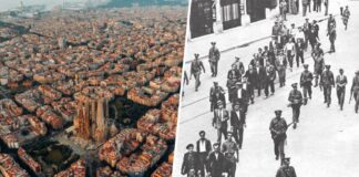 1931 streikten Tausende von Familien in Barcelona und hörten auf gleichzeitig die Miete für ihre Häuser zu zahlen