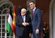 Der Palästinenserpräsident bittet Sánchez um eine Friedenskonferenz zum Nahen Osten in Madrid