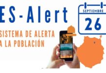 Die Regierung der Kanarischen Inseln testet am Donnerstag den 26. September das ES-Alert-System auf der Insel Gran Canaria