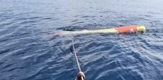 Fischer finden einen Torpedo der Marine in der Nähe der Insel Tabarca bei Alicante