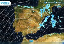 Neuer Wetterumschwung Ein DANA droht mit heftigen Regenfällen und Temperaturabfällen