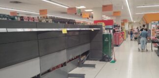Wasser ausverkauft Valencia