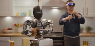 Das Madrid des Jahres 2050 Mikrowohnungen mit Roboter und Flugtaxis
