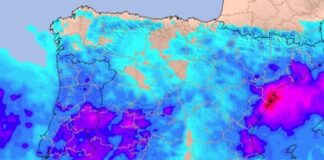 Die Aemet warnt vor dem Wetter in Spanien während des langen Allerheiligen-Wochenendes