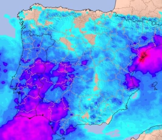 Die Aemet warnt vor dem Wetter in Spanien während des langen Allerheiligen-Wochenendes