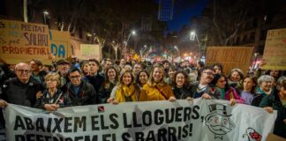 Massendemonstration in Barcelona für das Recht auf Wohnen