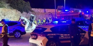 Tragödie auf Menorca Sechs Tote davon vier Minderjährige bei einem Verkehrsunfall