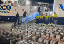 3.300 Kilo Kokain von einem Fischerboot im Westen der Kanarischen Inseln beschlagnahmt