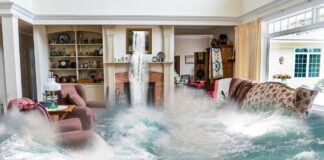 9 % der Häuser in Spanien sind aufgrund des Ansteigens der Flüsse von Überschwemmungen bedroht