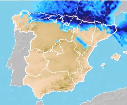 Aemet löst den roten Alarm für Schneefall aus Dies sind die betroffenen Gebiete