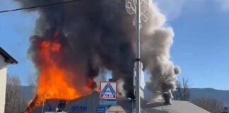 Aldi Supermarkt Feuer Katalonien