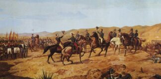 Das letzte Gericht über das spanische Joch in Amerika