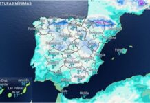 Spanien friert AEMET versetzt diese Gemeinden in Alarmbereitschaft vor eisiger Kälte