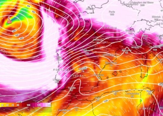 Ein neuer Sturm zieht über Spanien herein