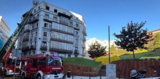 Santander Spanien Feuer