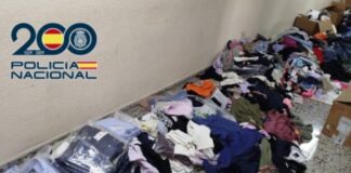 Alicante Diebstahl Kleidung