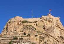 Burg Alicante Spanien