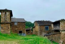 Dorf Lugo Spanien