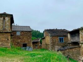 Dorf Lugo Spanien