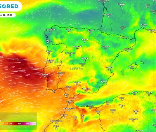 Am Mittwoch wird ein weiterer heftiger Sturm in Spanien eintreffen