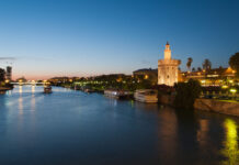 Guadalquivir-Fluss Spanien