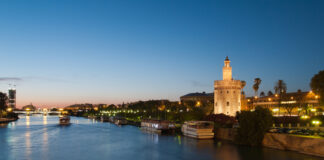 Guadalquivir-Fluss Spanien