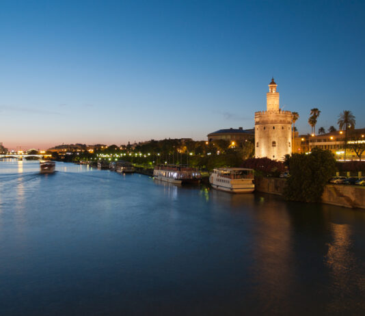Guadalquivir-Fluss Spanien