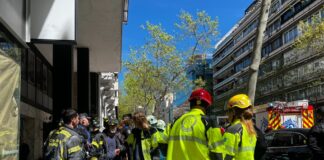 Arbeitsunfall in Madrid: Fünf Verletzte, zwei davon schwer, nach dem Einsturz einer Zwischendecke