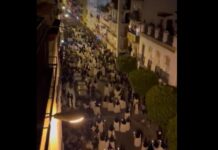 Eine Explosion während der Madrugá in Sevilla zwingt die Route der Prozession zu ändern