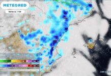 Die Aemet kündigt Regen für diese Woche an und aktiviert in Valencia, Alicante und Castellón aufgrund lokal starker Stürme gelbe Warnung