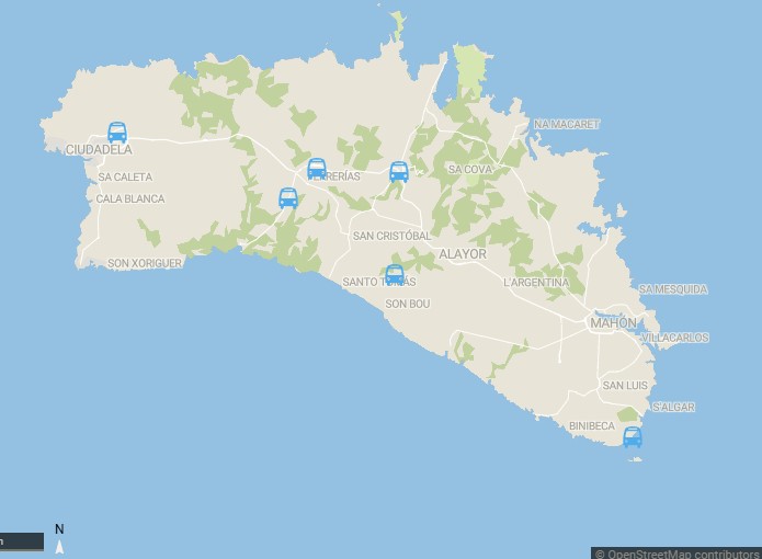 Menorca Openstreetmap