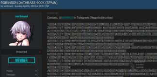 Robinson-Liste: Daten von mehr als 600.000 Menschen aus Spanien im Dark Web