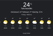 Mallorca Wetter, Freitag, 25. April 2025: Ihr detaillierter Tagesüberblick